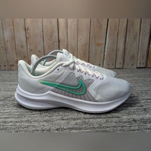 Nike Women's Downshifter 11 in "White Signal Green" Size 10 CW3413-101